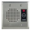Valcom Flush Mount Doorplate Speaker, Stainle V-1072B-ST
